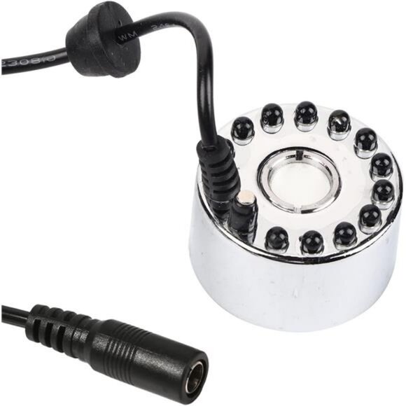 24V Color Changing Ultrasonic Mist Maker Water Fountain Fogger Air Humidifier - Picture 2 of 7